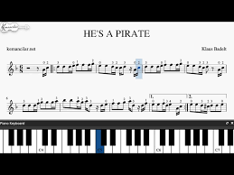 Music notes for orchestra sheet music by klaus badelt: Pirates Of The Caribbean Violin Sheet Music Free Sheet Music