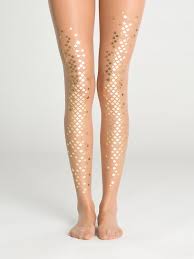 Gold Mermaid Tights Virivee Tights Designed And Made In Europe
