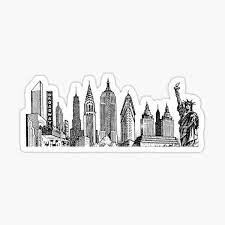 Learn about the new york marathon. New York Stickers Cute Stickers Aesthetic Stickers Black Stickers