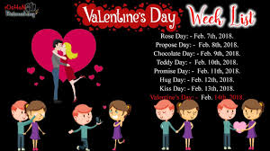 Valentine Days Week List Whatsapp Status February Special Days List Youtube Check out the complete list of important national and international days & dates. valentine days week list whatsapp status february special days list