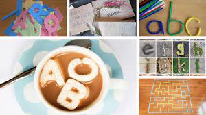 Sharing a workspace with your toddler? 26 Easy Fun Alphabet Activities That Give Kids The Practice They Need