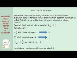 Check spelling or type a new query. Video Pembelajaran Matematika Kelas 4 Pembulatan Penaksiran Pecahan P5 Youtube