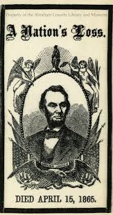 A Nation S Loss Mourning Ribbon Lincoln Abraham Lincoln Family Mourning