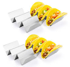 Read on to see what makes these tacos so special. Hapway Taco Holder Stand 4 Pack Stainless Steel Taco Truck Tray Style Mexican Food Taco Rack Shells Safe For Baking Dishwasher And Grill Safe Buy Online In Bahamas At Bahamas Desertcart Com Productid