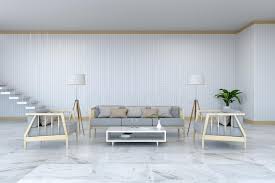 Plus, if you have previously installed tile, then chances are you already own most of the tools needed to install marble tile. Minimalist Room Interior Design Wood Armchair And Sofa On Marble Floor And White Room 3d Render Stock Illustration Illustration Of Mockup Design 103763148