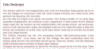 Perbedaan Utama Teks Laporan Dan Teks Deskripsi Berbagai Teks Penting