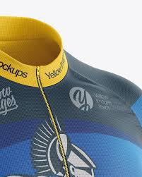 Download Men S Cycling Jersey Mockup In Apparel Mockups On Yellow Images Object Mockups