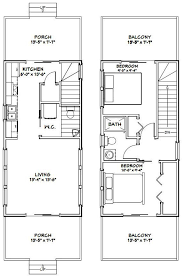A white leather quadra sectional every item on this page was curated by an elle decor editor. 14x28 House 2 Bedroom 1 5 Bath 749 Sq Ft Pdf Floor Plan Instant Download Model 6a Small Apartment Floor Plans Tiny House Floor Plans Tiny House Layout