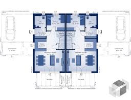 Doppelhaus Grundriss Garage Seitlich Doppelhaus Grundriss Hartl Haus Grundriss