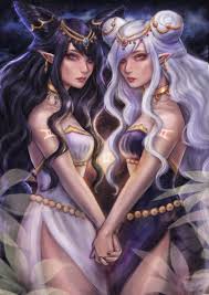 The Gemini Twins Zodiac Gemini Art Gemini Art Gemini Girl