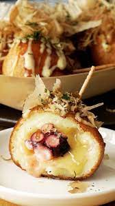 Fried Potato Takoyaki Recipe Japanese Street Food Street Food Food