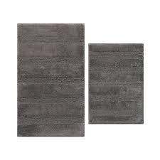 Enjoy free shipping & browse our selection of polyester bath rugs, 100% cotton bath rugs, bathroom rug sets and transform your bathroom into a home spa oasis with the bath rug. 2pc Manchester Solid Bath Rug Set Dark Gray Ed Ellen Degeneres Target