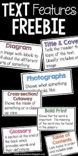 Identify The Tenses In Bold Then Match Them With The Correct Description Text Feature Definition Freebies Text Features First Grade Text Features Informational Text Features