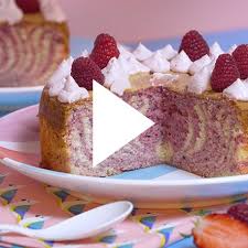 Zebra Cake Aux Fruits Rouges Gateaux Zebre Gateau Nature Gateau De Pates
