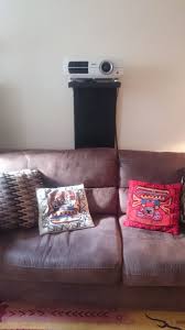 A Video Projector Stand That Won T Screw Up Your Wall Ikea Hackers Projector Stand Video Projector Projector Shelf