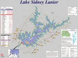 lake lanier maps parks beaches marinas boat ramps