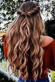 Anogol Hair Cap Blonde Lace Front Wig Braided Synthetic Hair Long Wavy Wigs For Princess Hairstyles Easy Hairstyles For Long Hair Hair Styles Long Hair Styles
