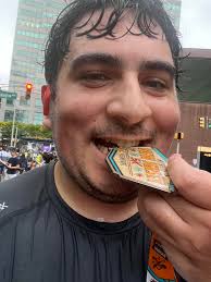 Off to medical to get cleaned up