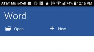 Gallery Microsoft Word App On Android Phones Word App Words Android Phone