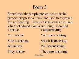 Base form / root word : English Verb Tense Review Simple Present Tense Otherwise