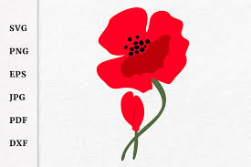 Poppy Flower Svg Remembrance Or Anzac Day Cricut File By Oksvmindesign Thehungryjpeg Com