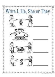 Personal Pronouns I She He And They Pronoun Worksheets Personal Pronouns Personal Pronouns Worksheets