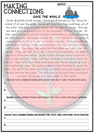 Making Connections Reading Worksheet Pack Text To Self Connection Text To Text Connections Reading Worksheets