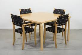 Get 5% in rewards with club o! Scandinavian Modern Dining Table Chairs Set By Alvar Aalto For Artek For Sale At Pamono