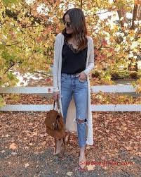 2019 Hirka Kombinleri Mavi Kot Pantolon Siyah Bluz Krem Uzun Hirka Siyah Bluz Hirkalar Kotlar