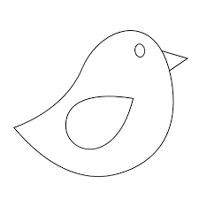 Black And White Printable Bird Pictures Colorful Animal Bird Twitter Black White Line Art Scalable Vector Graphics Svg Inkscape Adobe Illustrator Clip Bird Template Bird Outline Black And White Birds