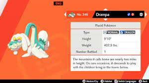 How to get Drampa in Pokemon Sword & Shield - Dexerto