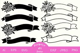 Free icons of architecture in various design styles for web, mobile, and graphic design projects. Floral Ribbon Banner Svg Split Frame Dxf Flower Border Svg 576541 Illustrations Design Bundles