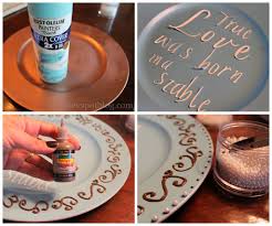 Diy Decorated Charger Plate Crafts Google Search Charger Plate Crafts Charger Plates Decor Holiday Plates