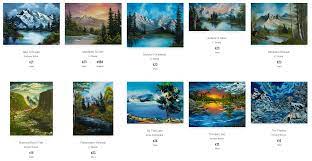 All images and linked videos are owned by bob ross inc. How To Buy A Bob Ross Painting Twoinchbrush Com
