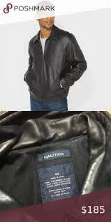 Nautica Leather Jacket Leather Jacket Jackets Leather