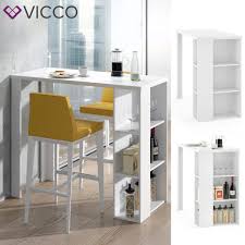 Bartisch bartresen stehtisch tresentisch lounge theke regal tisch ablage schwarz. Vicco Bartisch Noel Tresentisch Weiss Kaufland De