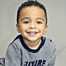 Haircut For Little Boy With Curly Hair Sides Left Longer But Still Longer On Top Little Boy Haircuts Baby Boy Hairstyles Toddler Boy Haircuts