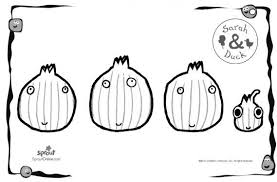 Shallots Coloring Page Sarah Duck Duck Birthday Monkey Party Ideas