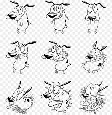 Courage The Cowardly Dog Courage Poses Men S Regular Courage The Cowardly Dog Black And White Png Image With Transparent Background Toppng I attempted to recreate the eerie and fun spirit of the show in minecraft, using a base of triton, sphax, defscape, and faithful 64 and many of my own textures. courage the cowardly dog courage poses