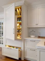 Light Inside Kitchen Cabinets Decor Built In Pantry Kitchen Marble