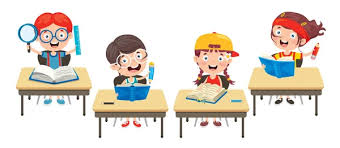 Feliz Linda Escuela Dibujos Animados Niños Vector de stock #388278112 de  ©helime_demirci