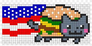 American Nyan Cat Perler Bead Pattern 175596 Pixel Art Nyan Cat Free Transparent Png Clipart Images Download Valentines day pixel art vector. american nyan cat perler bead pattern