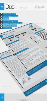 Dusk Resume Resume Design Template Print Design Template Print Templates