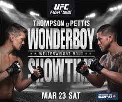 Check spelling or type a new query. Ufc Fight Night On Espn Thompson Vs Pettis In Nashville Espn Press Room U S