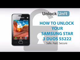 Each samsung star 2 s5260 has a unique star 2 s5260 unlock code that must be inputted into your cell phone in order to free the phone's sim card from a specific service provider lock.we are the only samsung star 2 s5260 unlock source that provides you with the network unlock code(nck), phone defreeze code… Video Unlocking Samsung Duos S5222
