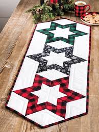 Quilt Kits Rocky Mountain Table Runner Kit Or Pattern In 2020 Quilted Table Runners Christmas Christmas Table Runner Pattern Holiday Table Runner