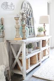 Diy Rustic X Console Table Diy Console Table Farmhouse Console Table Console Table Decorating