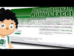 Menggabungkan Rumus If And Vlookup Hlookup Dan Sumif Youtube
