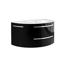 Latoscana oa43opt3 oasi 43 inch modern bathroom vanity with 2 slow close drawers left side cabinet and tekorlux right sink top. Latoscana Ambra 38 Vanity With Left Curved Side Cabinet Overstock 21422142
