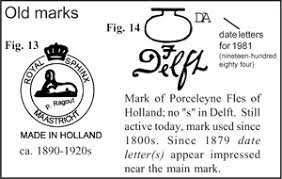 Evaluate the mark for authenticity. Delft Plaques And Plates Created For Decorators And Reproducton Wholesale